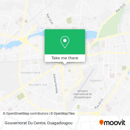 Gouvernorat Du Centre map