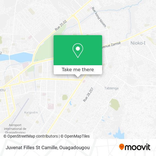 Juvenat Filles St Camille map