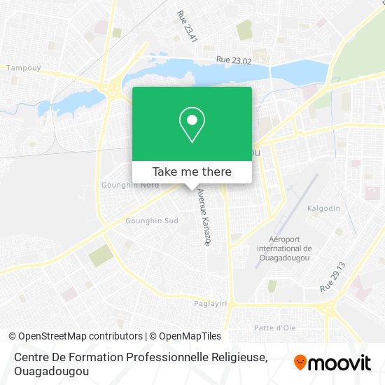 Centre De Formation Professionnelle Religieuse map