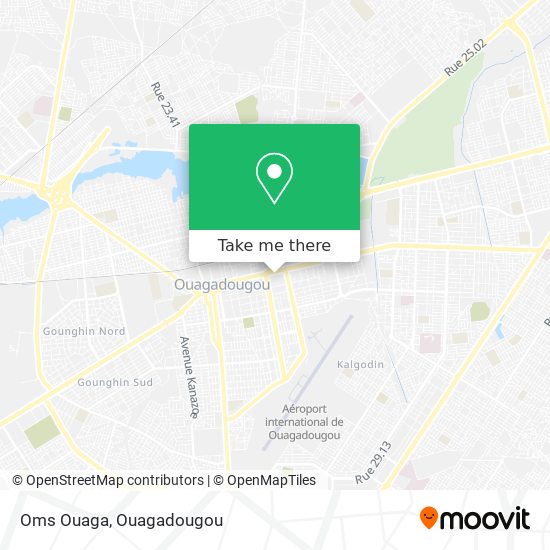 Oms Ouaga map