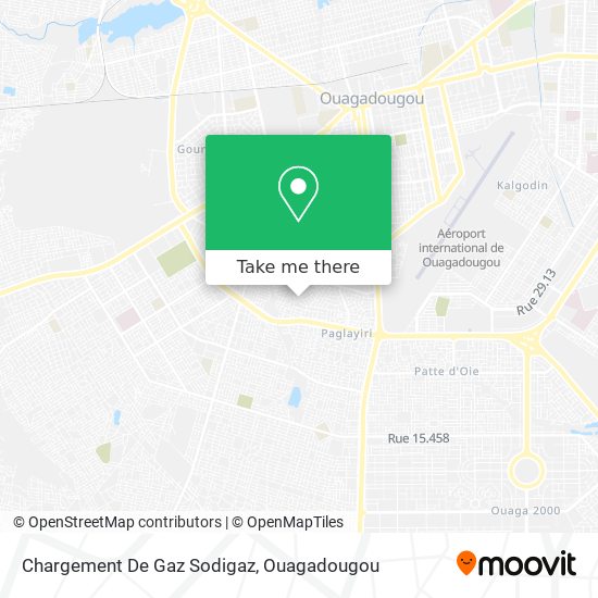 Chargement De Gaz Sodigaz map