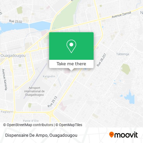 Dispensaire De Ampo map