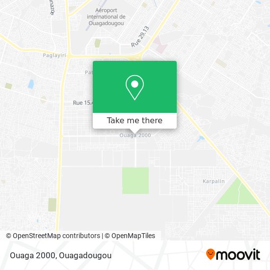 Ouaga 2000 map