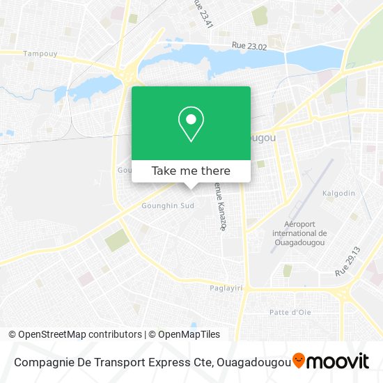 Compagnie De Transport Express Cte map