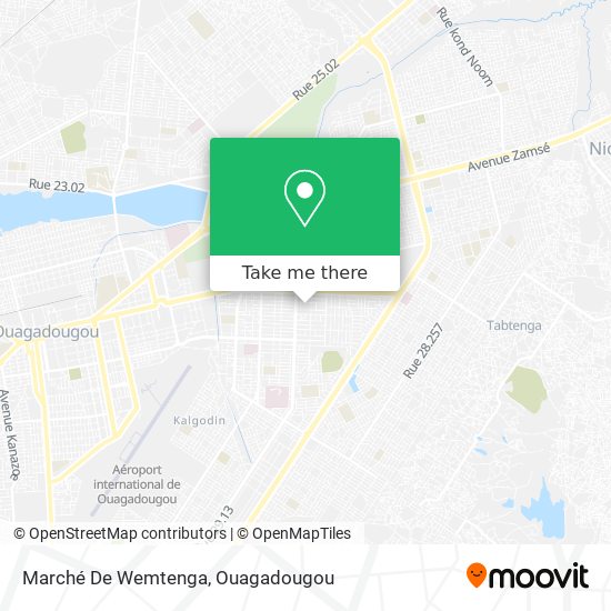 Marché De Wemtenga map