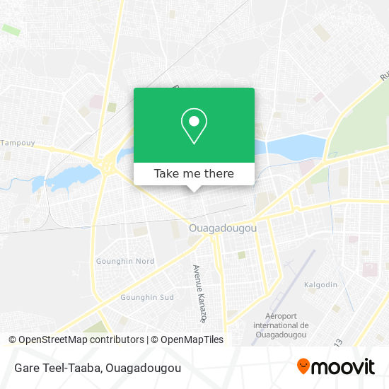 Gare Teel-Taaba map