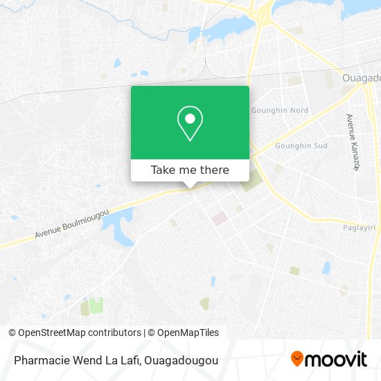 Pharmacie Wend La Lafi map