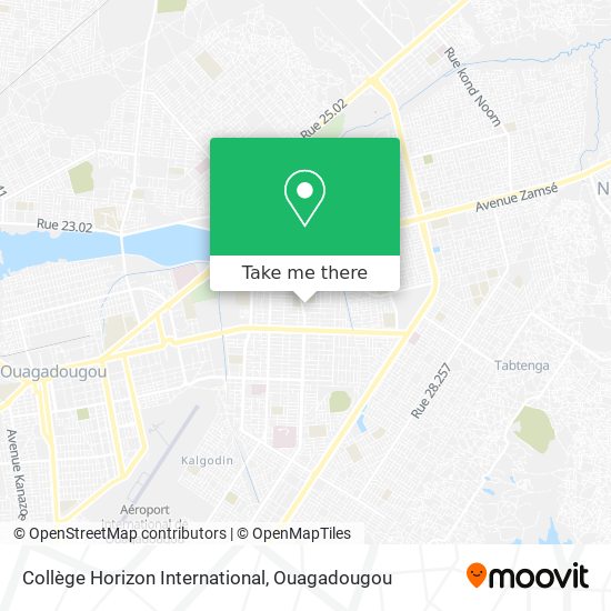 Collège Horizon International map