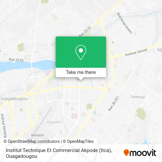 Institut Technique Et Commercial Akpode (Itca) map