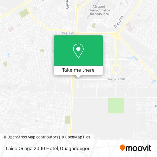 Laico Ouaga 2000 Hotel map