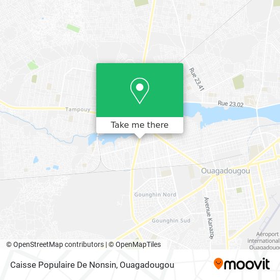 Caisse Populaire De Nonsin map