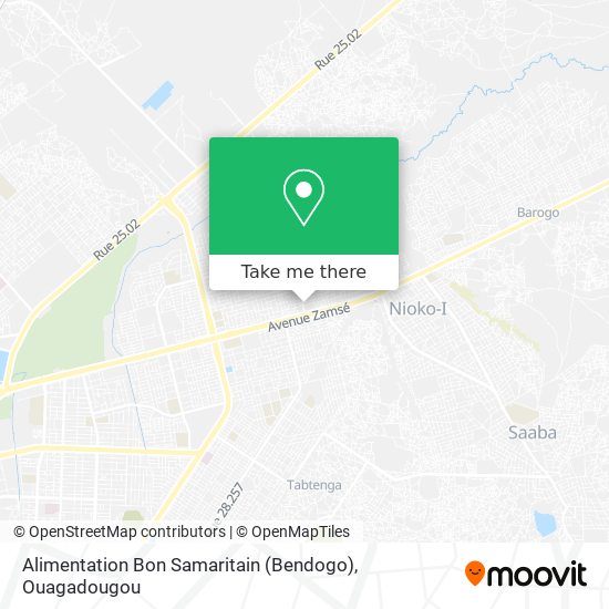 Alimentation Bon Samaritain (Bendogo) map