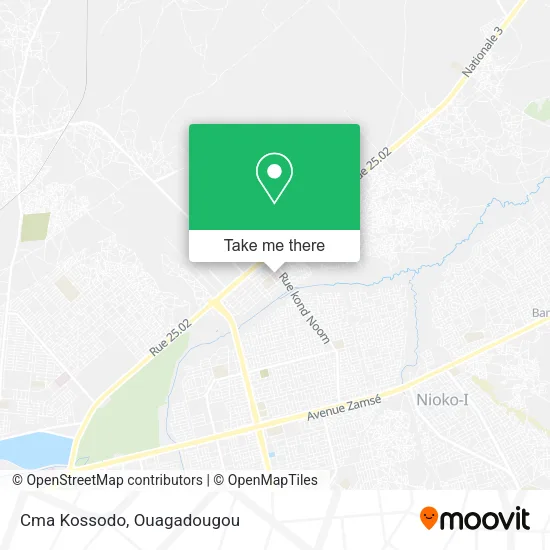 Cma Kossodo map