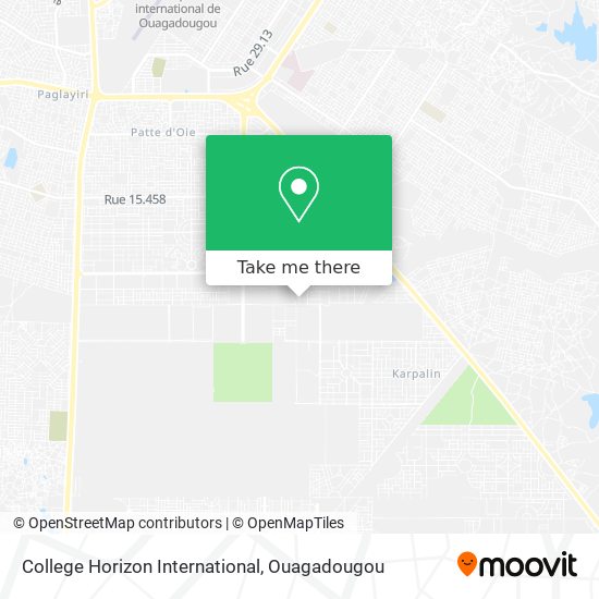 College Horizon International map