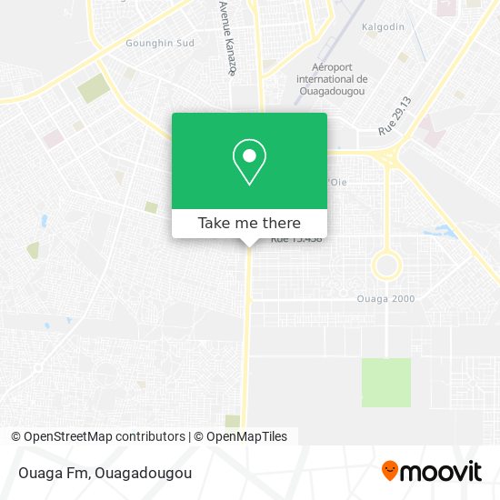 Ouaga Fm map