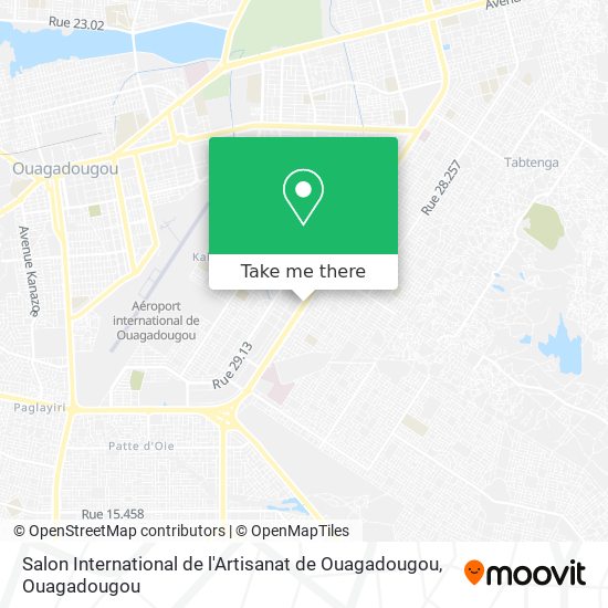 Salon International de l'Artisanat de Ouagadougou map