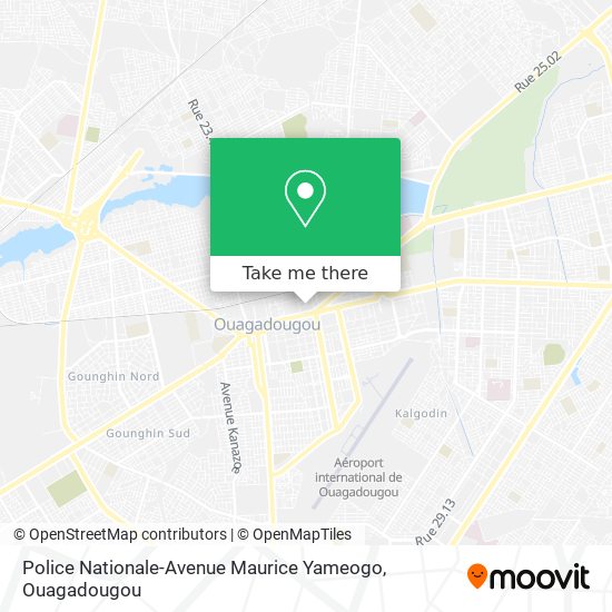 Police Nationale-Avenue Maurice Yameogo map