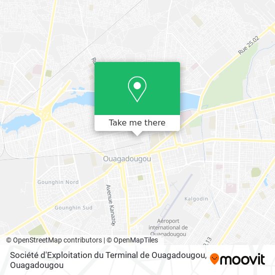 Société d'Exploitation du Terminal de Ouagadougou map