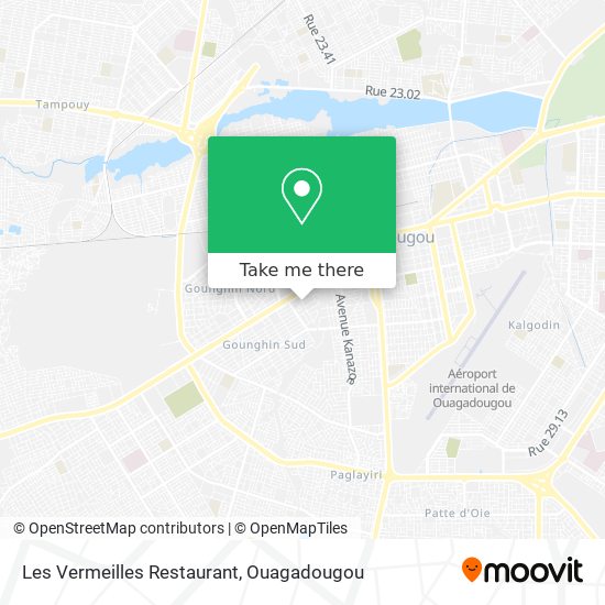 Les Vermeilles Restaurant map