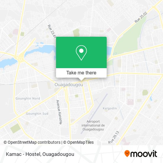Kamac - Hostel map