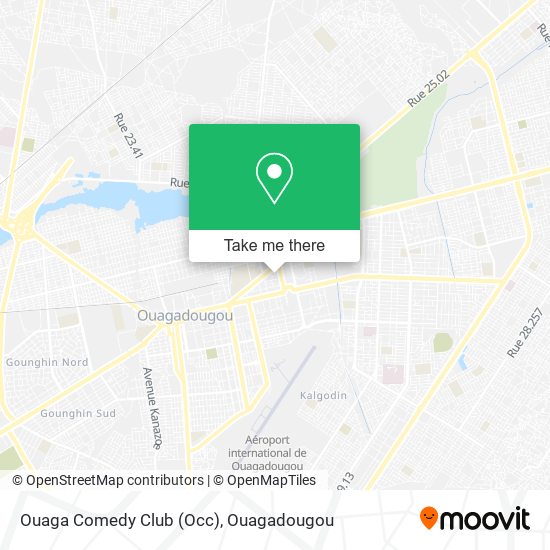 Ouaga Comedy Club (Occ) plan