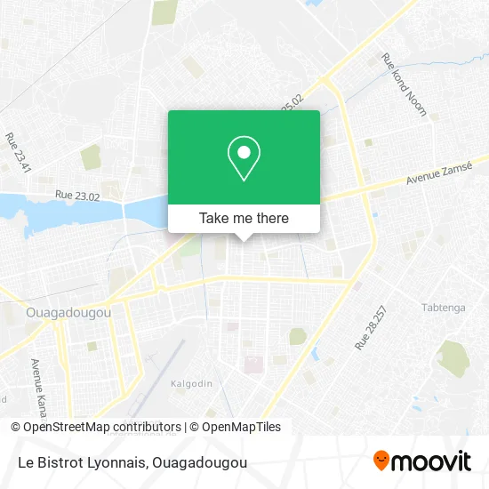 Le Bistrot Lyonnais map