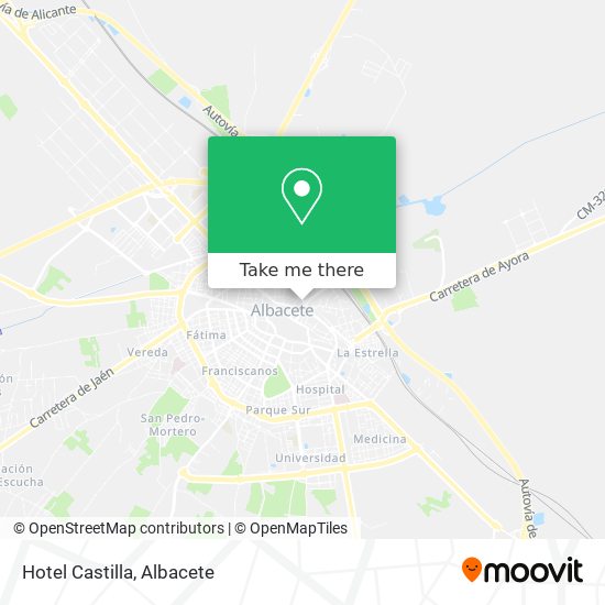 Hotel Castilla map