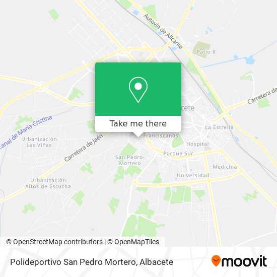 Polideportivo San Pedro Mortero map