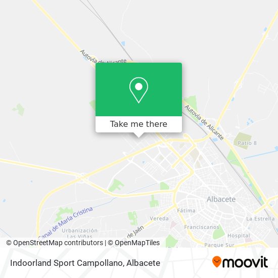 Indoorland Sport Campollano map