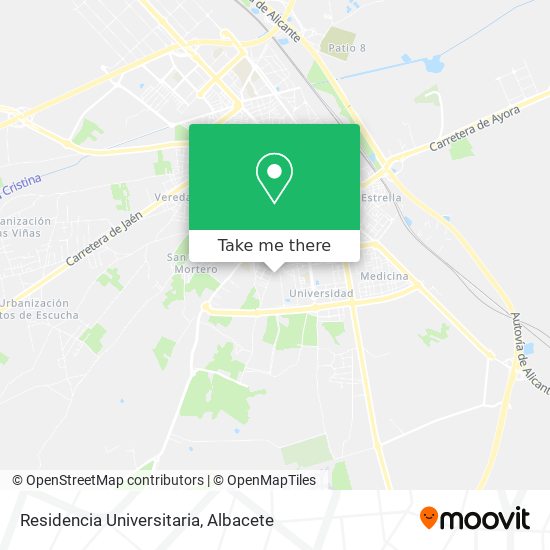 Residencia Universitaria map