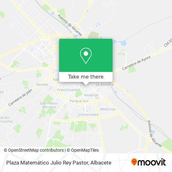 Plaza Matemático Julio Rey Pastor map