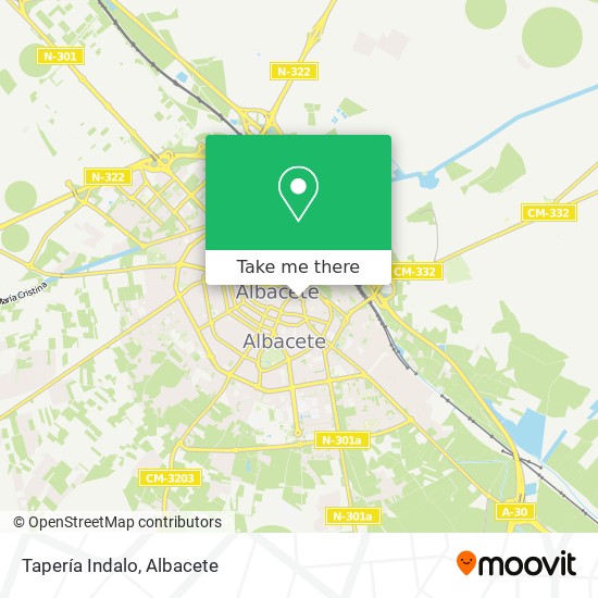 Tapería Indalo map