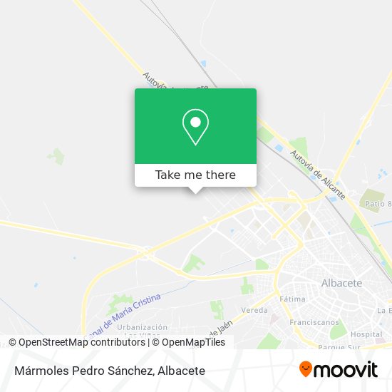 Mármoles Pedro Sánchez map
