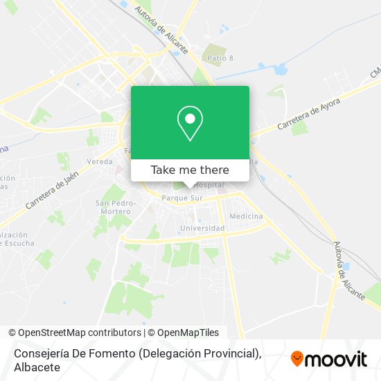 Consejería De Fomento (Delegación Provincial) map