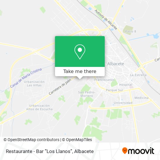 Restaurante - Bar ”Los Llanos” map