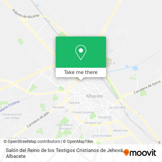 Salón del Reino de los Testigos Cristianos de Jehová map