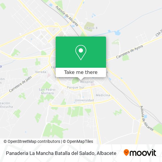 Panaderia La Mancha Batalla del Salado map