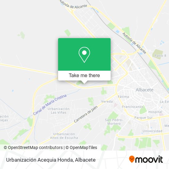 Urbanización Acequia Honda map