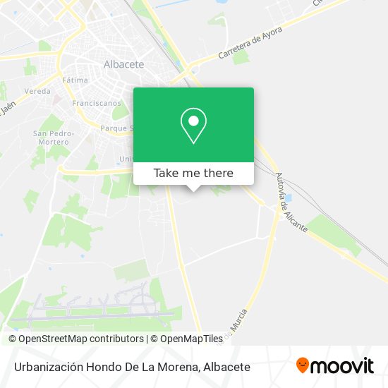 Urbanización Hondo De La Morena map