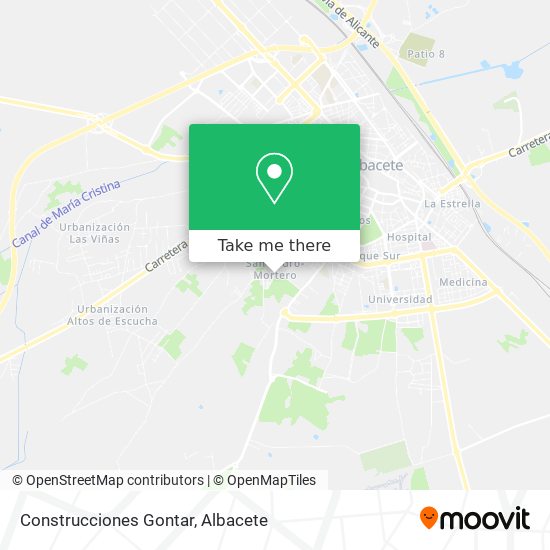 Construcciones Gontar map