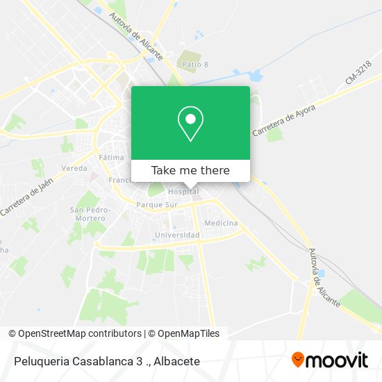 Peluqueria Casablanca 3 . map