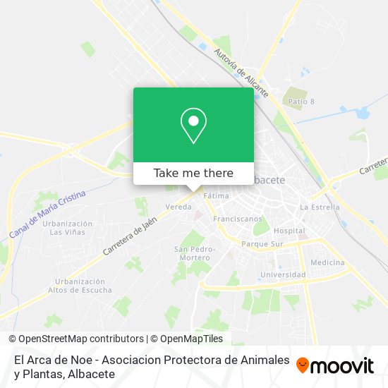 El Arca de Noe - Asociacion Protectora de Animales y Plantas map