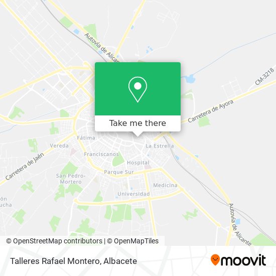 Talleres Rafael Montero map