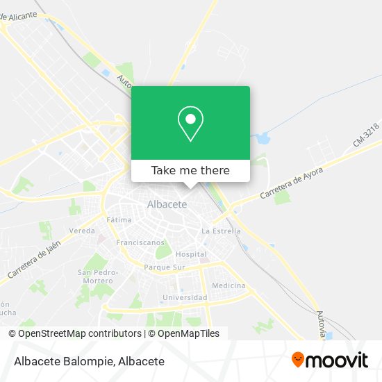 Albacete Balompie map