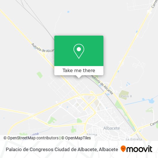 Palacio de Congresos Ciudad de Albacete map