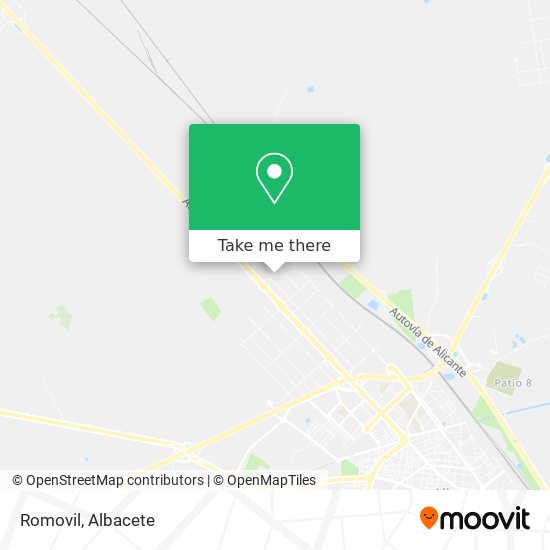 Romovil map