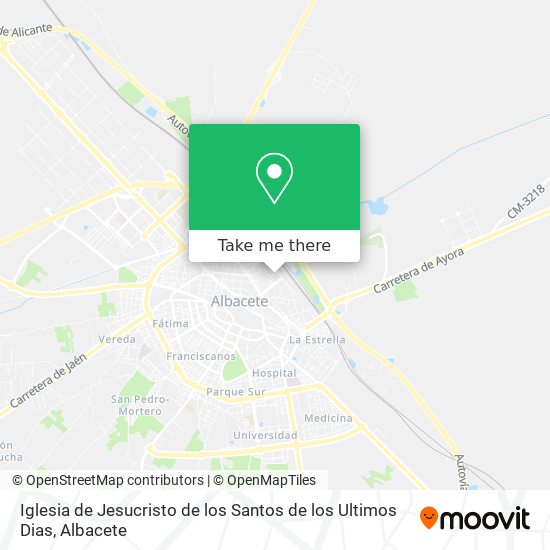 mapa Iglesia de Jesucristo de los Santos de los Ultimos Dias