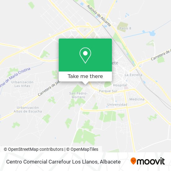 Centro Comercial Carrefour Los Llanos map