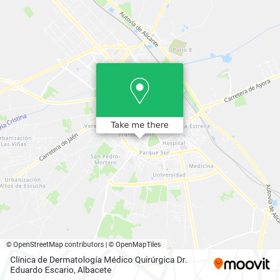 Clínica de Dermatología Médico Quirúrgica Dr. Eduardo Escario map