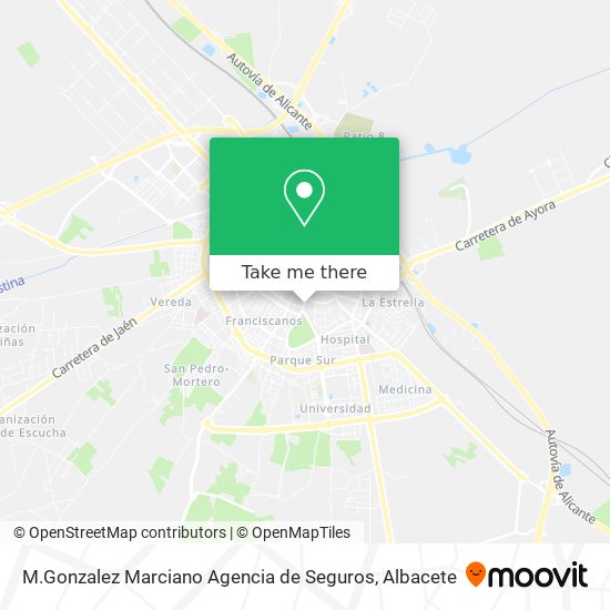 M.Gonzalez Marciano Agencia de Seguros map